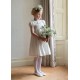 Diana Special Occasion Dress with Madonna Lily Hand Smocking Diana Special Occasion Dress with Madonna Lily Hand Smocking
