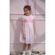 Katherine Johnson Dress Pink Grid Cotton with Strawberrylicious Hand Smocking Katherine Johnson Dress Pink Grid Cotton with Strawberrylicious Hand Smocking
