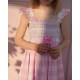 Rachel Carson Girls Dress Candy Floss Gingham with Spearmint Hand Smocking Rachel Carson Girls Dress Candy Floss Gingham with Spearmint Hand Smocking