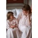 Nightingale Women's Dress Powder Puff Plumetti with Marshmallow Hand Smocking Nightingale Women's Dress Powder Puff Plumetti with Marshmallow Hand Smocking