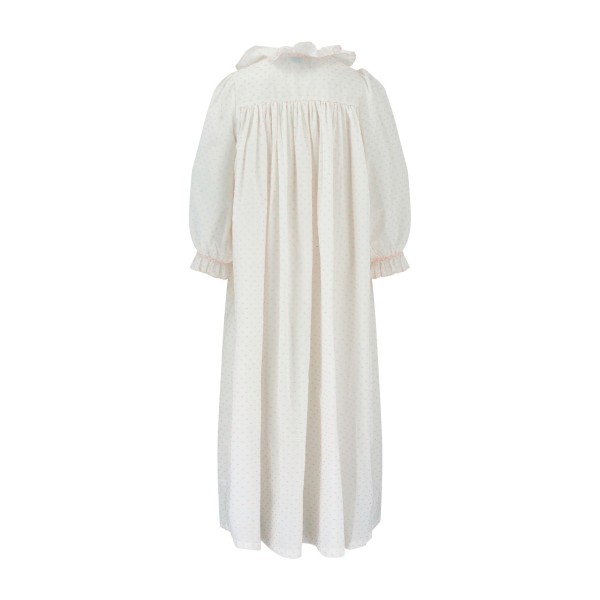 Nightingale Women's Dress Powder Puff Plumetti with Marshmallow Hand Smocking Nightingale Women's Dress Powder Puff Plumetti with Marshmallow Hand Smocking