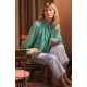 Scholl Blouse Golf Hole Green with Chalk Hand Smocking Edition 72 Scholl Blouse Golf Hole Green with Chalk Hand Smocking Edition 72