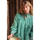 Scholl Blouse Golf Hole Green with Chalk Hand Smocking Edition 72 Scholl Blouse Golf Hole Green with Chalk Hand Smocking Edition 72