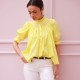 Scholl Summer Blouse Lemon Drop Lawn with Chalk Hand Smocking Edition 66 Scholl Summer Blouse Lemon Drop Lawn with Chalk Hand Smocking Edition 66